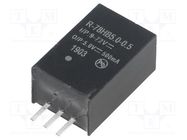 Converter: DC/DC; 2.5W; Uin: 9÷72V; Uout: 5VDC; Iout: 0.5A; SIP3; PCB RECOM