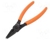 Pliers; for circlip; internal; 8÷13mm; Pliers len: 140mm; straight BAHCO