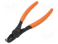 Pliers; for circlip; internal; 8÷15mm; Pliers len: 125mm; angular BAHCO