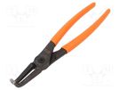 Pliers; for circlip; internal; 85÷165mm; Pliers len: 300mm BAHCO