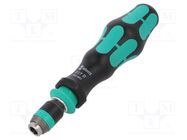 Screwdriver handle; with quick-release chuck; 133mm WERA