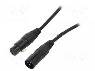 Cable; male-female; 3m; PIN: 3 CLIFF