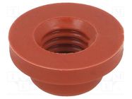 Gasket; red; silicone MTA