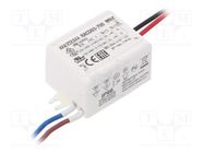 Power supply: switching; LED; 3W; 3÷4.5VDC; 700mA; 90÷264VAC; IP66 RECOM