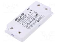 Power supply: switching; LED; 6W; 12VDC; 500mA; 198÷264VAC; IP20 RECOM