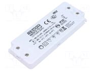 Power supply: switching; LED; 12W; 12VDC; 1000mA; 198÷264VAC; IP20 RECOM