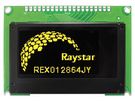 Display: OLED; graphical; 2.42"; 128x64; Dim: 75x52.7x8.5mm; yellow RAYSTAR OPTRONICS