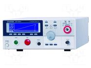 Safety tester; Utest: 0.05÷5kVAC; Resolution: 240x64; True RMS AC GW INSTEK