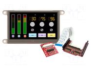 Display: TFT; 4.3"; 480x272; 32kBRAM,192kBFLASH; 460cd/m2; FFC/FPC 4D Systems