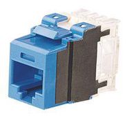 CAT6 RJ45 MODULAR JACK, 8 POSITION, 1 PORT