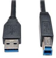 USB CABLE, 3.0 TYPE A-TYPE B PLUG, 15FT