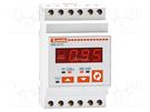 Meter: power; digital,mounting; for DIN rail mounting; LED LOVATO ELECTRIC