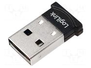 BT adapter; USB A plug; Bluetooth 4.0 EDR,USB 3.0; A2DP,AVRCP LOGILINK