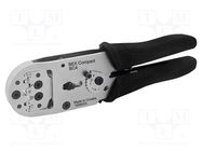 Tool: for crimping; insulated solder sleeves; 24AWG÷6AWG; 198mm BEX
