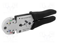 Tool: for crimping; insulated terminals; 20AWG÷8AWG; 198mm BEX