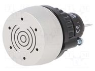 Sound signaller; 22mm; OptoHiT; -40÷55°C; Ø22.3mm; IP65; 24VDC EAO