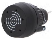 Signaller: sound; 22mm; OptoHiT; Ø22.3mm; IP65; connectors; 24VDC EAO