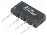 Bridge rectifier: single-phase; Urmax: 600V; If: 7A; Ifsm: 150A DIOTEC SEMICONDUCTOR