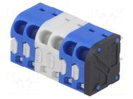 PCB terminal block; angled 45°; 3.5mm; ways: 6; on PCBs; 0.75mm2 ECE