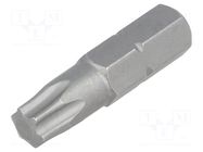 Screwdriver bit; Torx®; TX30; 1/4"; Overall len: 25mm; STANDARD WIHA