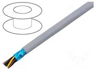 Wire; EcoCable Mini; 6x2x24AWG; shielded,Al-PET foil; MPPE; 300V ALPHA WIRE
