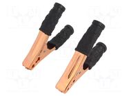 Crocodile clip; 400A; Grip capac: max.29mm; Overall len: 150mm AXIOMET