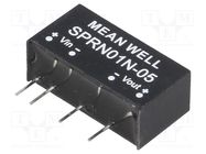 Converter: DC/DC; 1W; Uin: 22.8÷26.4V; Uout: 5VDC; Iout: 0÷200mA MEAN WELL