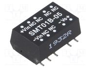 Converter: DC/DC; 1W; Uin: 18÷36V; Uout: 5VDC; Iout: 20÷200mA; SMT MEAN WELL