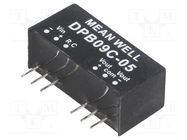 Converter: DC/DC; 9W; Uin: 36÷75V; Uout: 5VDC; Uout2: -5VDC; SIP8 MEAN WELL