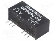 Converter: DC/DC; 9W; Uin: 36÷75VDC; Uout: 5VDC; Uout2: -5VDC; SIP8 MEAN WELL