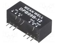 Converter: DC/DC; 9W; Uin: 18÷36VDC; Uout: 12VDC; Uout2: -12VDC; SIP8 MEAN WELL