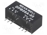 Converter: DC/DC; 9W; Uin: 9÷18V; Uout: 5VDC; Uout2: -5VDC; SIP8; THT MEAN WELL
