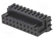 Connector: wire-wire/PCB; plug; female; PIN: 20; SignalBee; IDC HIROSE