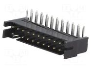 Connector: PCB-cable/PCB; socket; male; PIN: 22; SignalBee; THT HIROSE
