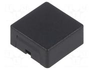 Button; 15x15mm; square; black; AML; Application: AML HONEYWELL