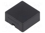 Button; on panel; 15x15mm; square; black; AML; AML HONEYWELL