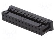 Connector: wire-wire/PCB; plug; female; PIN: 24; SignalBee; 2mm HIROSE