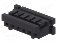 Connector: wire-wire/PCB; plug; female; PIN: 6; SignalBee; straight HIROSE
