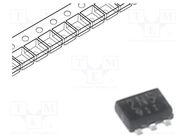 IC: voltage regulator; LDO,linear,fixed; 2.5V; 0.2A; SOT553; SMD TOSHIBA