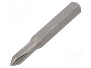 Screwdriver bit; Phillips; PH0; Overall len: 28mm; MICRO WIHA