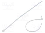 Cable tie; L: 150mm; W: 2.5mm; polyamide; 80N; natural; Ømax: 35mm FIX&FASTEN