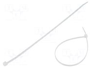 Cable tie; L: 250mm; W: 3.6mm; natural; polyamide; 177N; Ømax: 66mm FIX&FASTEN
