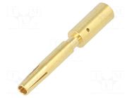 Contact; female; 1.5mm; gold-plated; 2.5mm2; M12 Power; crimped HUMMEL