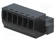 Pluggable terminal block; 3.5mm; ways: 6; straight; plug; female ECE
