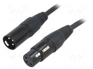 Cable; male-female; 1.5m; PIN: 3 CLIFF