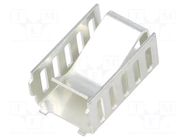 Heatsink: moulded; L: 20mm; W: 13mm; H: 9mm; 23.9K/W; copper; clip-on FISCHER ELEKTRONIK