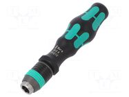 Screwdriver handle; with quick-release chuck; Holder: C6,3mm WERA