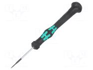 Screwdriver: precision; slot; 1x0.18mm; Blade length: 40mm WERA