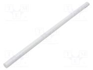 Rod; Ø: 20mm; L: 500mm; natural; extruded; Length tolerance: 0; +1mm MITSUBISHI CHEMICAL ADV. MATERIALS