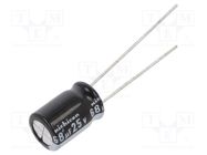 Capacitor: electrolytic; THT; 68uF; 25VDC; Ø8x11.5mm; Pitch: 3.5mm NICHICON